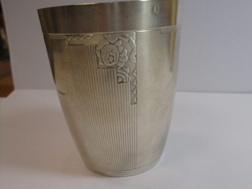 Timbale tonneau 1950 argent