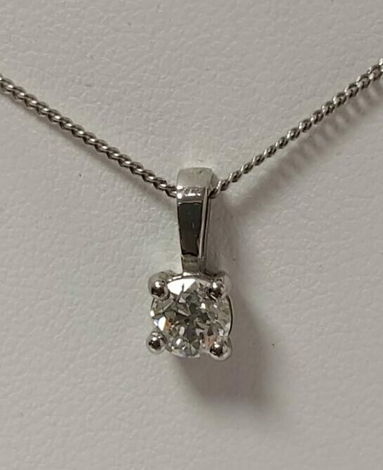 Pendentif diamant 0,51 carat