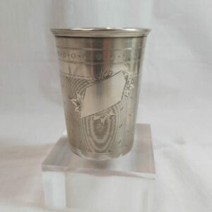 Timbale conique argent poinçon minerve