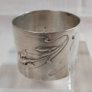 Rond de serviette argent Iris