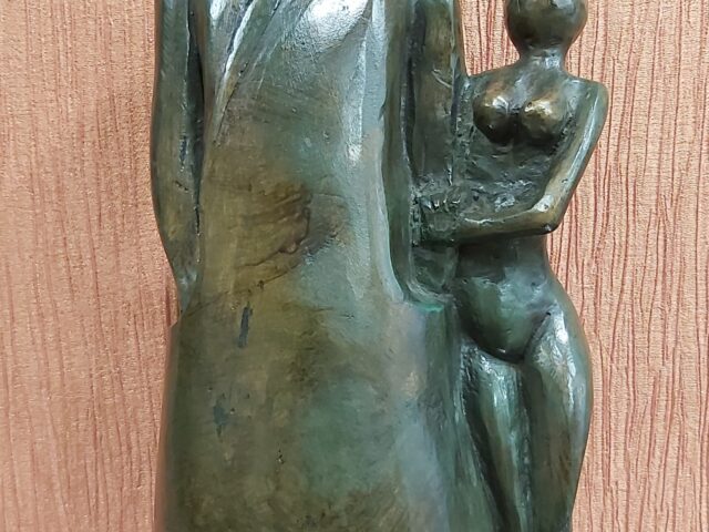 Couple 57, bronze d&rsquo;Olivier-Cyr Noël