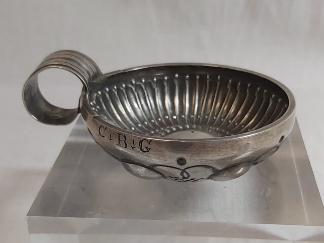 Tastevin bourguignon anse ruban