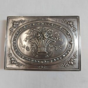 Boite rectangulaire argent intérieur vermeil