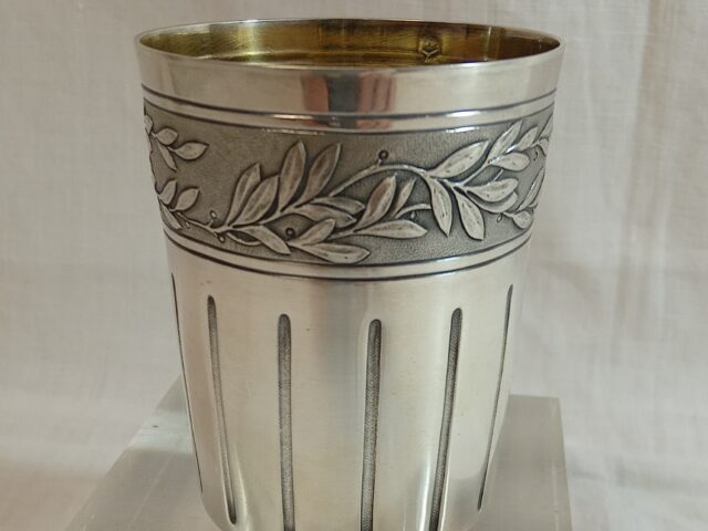 Timbale conique argent Cardeilhac