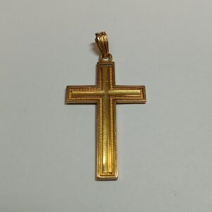 Croix or jaune 18 carats