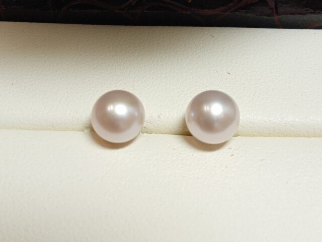 Boucles d&rsquo;oreille perles de culture 7,5 mm