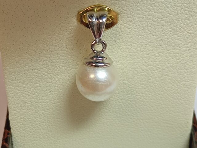 Pendentif perle de culture 9 mm