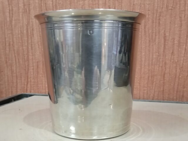 Timbale droite argent