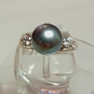 Bague or gris Perle de Tahiti 8,6mm