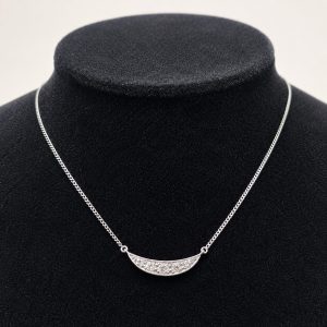 collier motif 1930 or 18 carats diamants ref 27-844