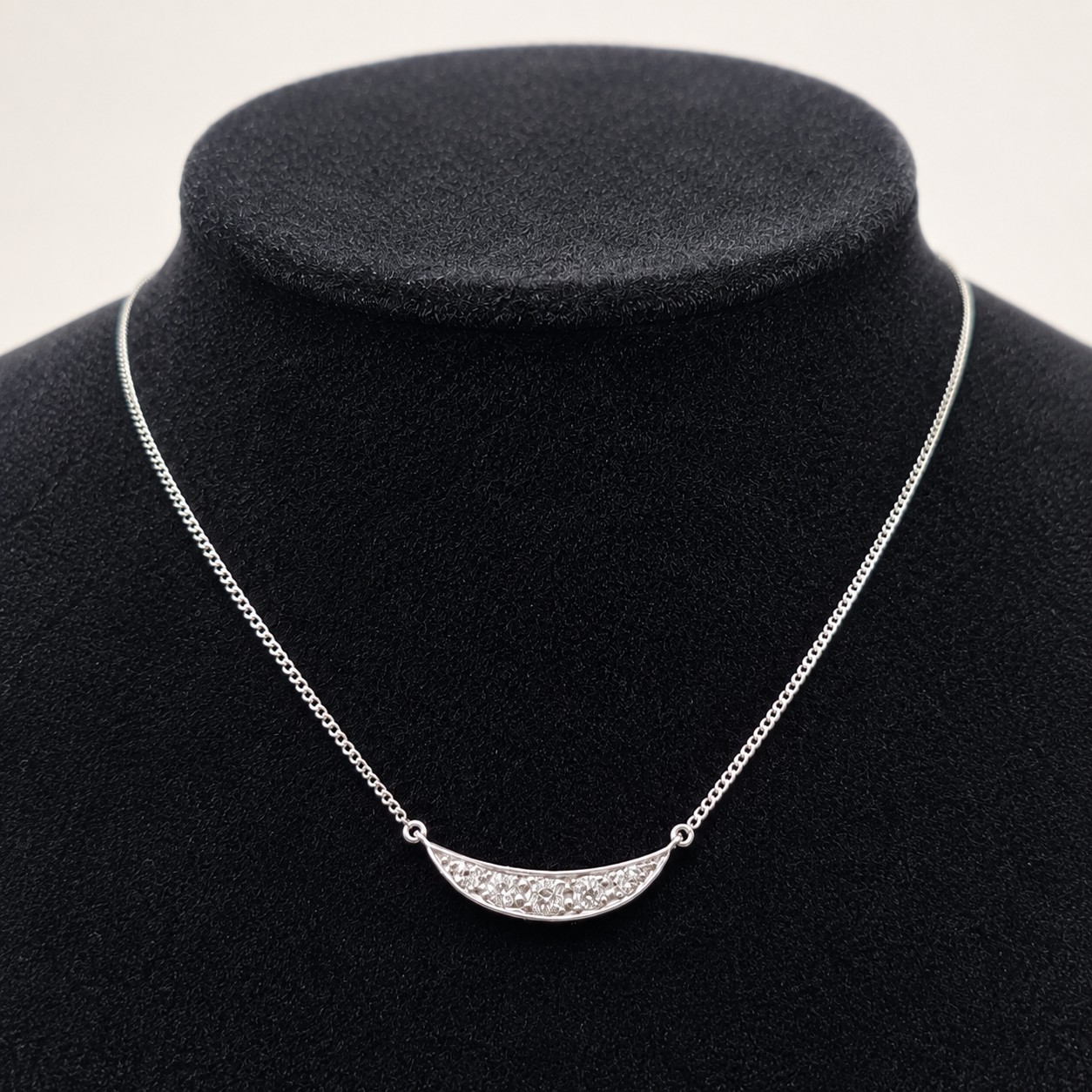 collier motif 1930 or 18 carats diamants ref 27-844
